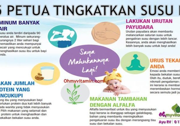 5 PETUA TINGKATKAN SUSU IBU