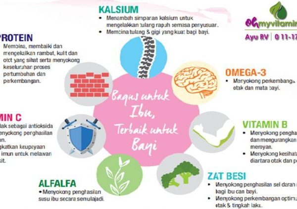 7 NUTRISI PENTING UNTUK IBU MENYUSU