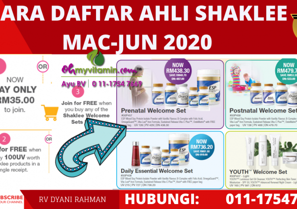 CARA DAFTAR AHLI SHAKLEE 2020