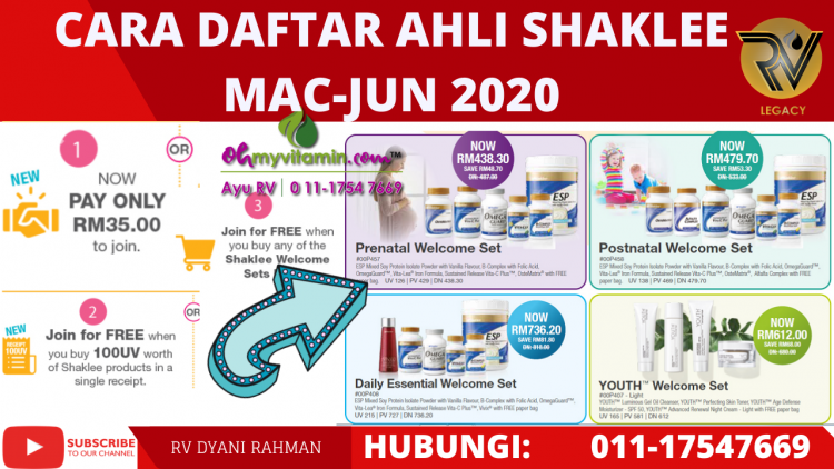 CARA DAFTAR AHLI SHAKLEE 2020
