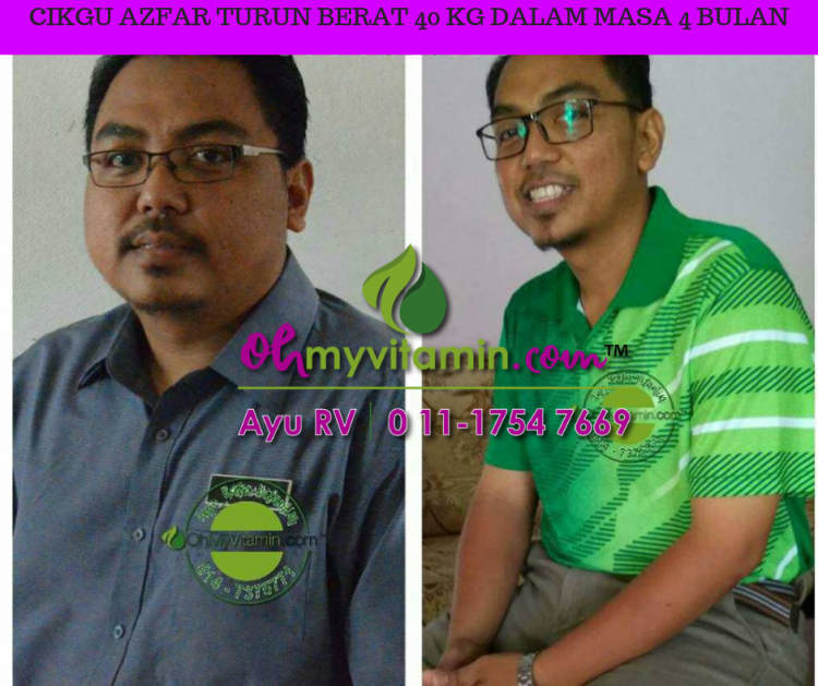 CIKGU AZFAR TURUN BERAT BADAN 40 KG DALAM MASA 4 BULAN CIKGU AZFAR TURUN BERAT 40 KG DALAM MASA 4 BULAN