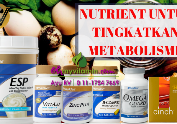 5 NUTRIENT UNTUK TINGKATKAN METABOLISME