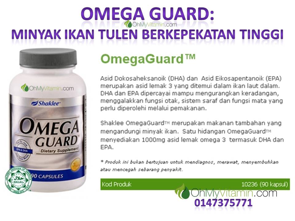OMEGA GUARD MINYAK IKAN TULEN BERKEPEKATAN TINGGI
