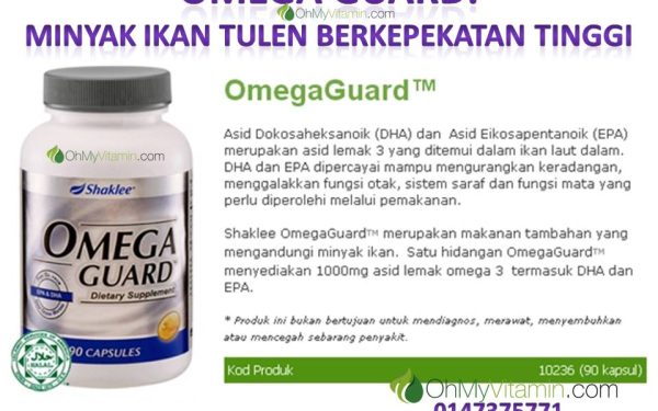 OMEGA GUARD MINYAK IKAN TULEN BERKEPEKATAN TINGGI DAN TERBAIK DI DUNIA
