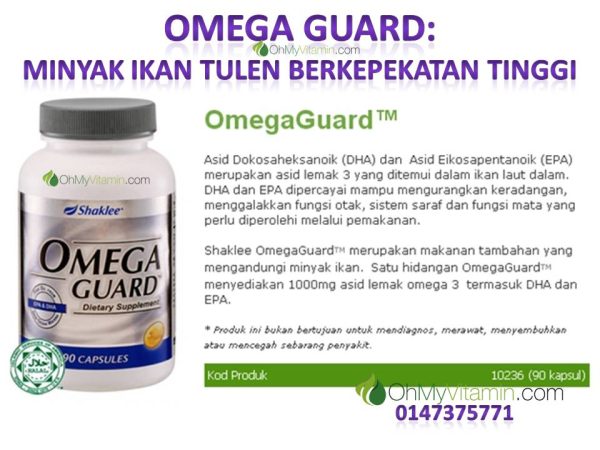 OMEGA GUARD MINYAK IKAN TULEN BERKEPEKATAN TINGGI DAN TERBAIK DI DUNIA