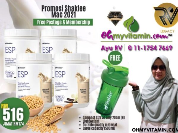 PROMOSI PROTEIN ESP SHAKLEE MAC 2021