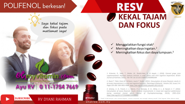 TAJAMKAN MINDA DAN FOKUS DENGAN RESV