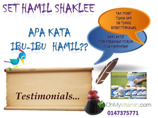 11 TESTIMONI SET HAMIL SHAKLEE: IBU HAMIL KEKAL CERGAS BERTENAGA, PERKEMBANGAN BAYI JUGA BAIK