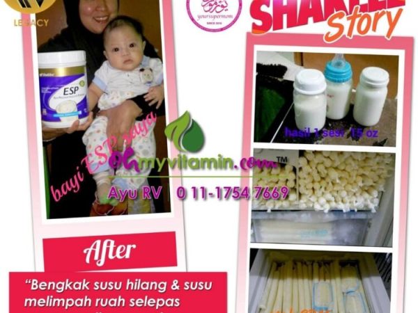 TESTIMONI SUSU MELIMPAH DENGAN SET MENYUSU SHAKLEE