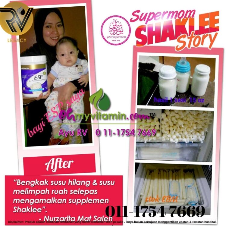 TESTIMONI SUSU MELIMPAH DENGAN SET MENYUSU SHAKLEE