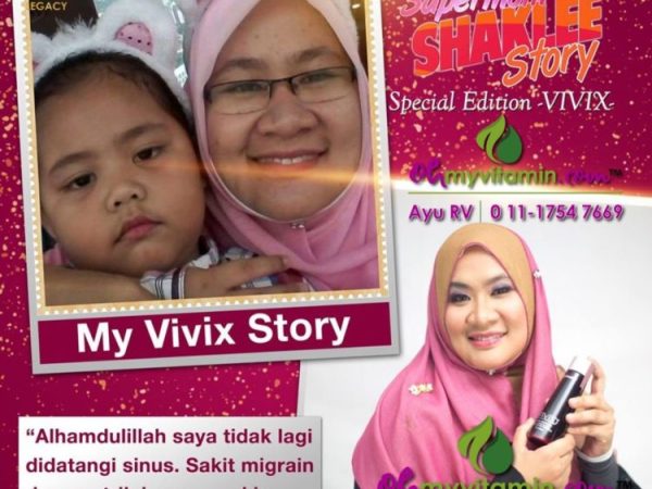 TESTIMONI RESDUNG GASTRIK DAN MIGRAIN SEMBUH DENGAN VIVIX