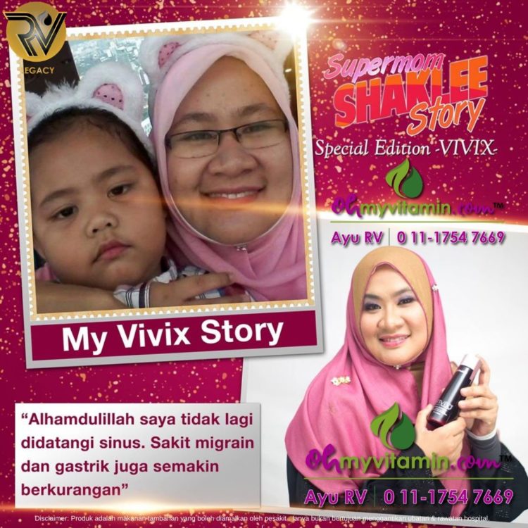 TESTIMONI RESDUNG GASTRIK DAN MIGRAIN SEMBUH DENGAN VIVIX