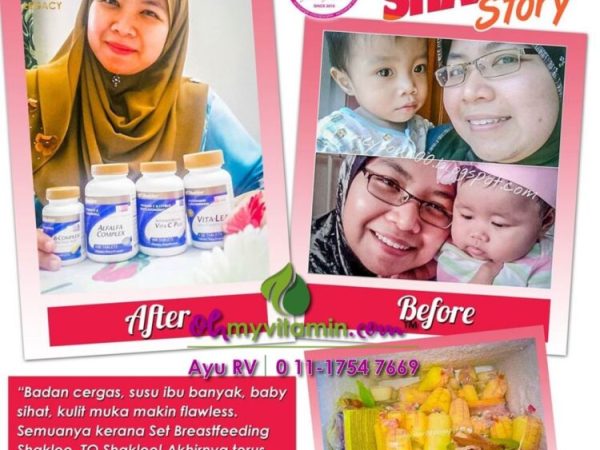 TESTIMONI TAMBAH SUSU BADAN DENGAN SET PENYUSUAN SHAKLEE