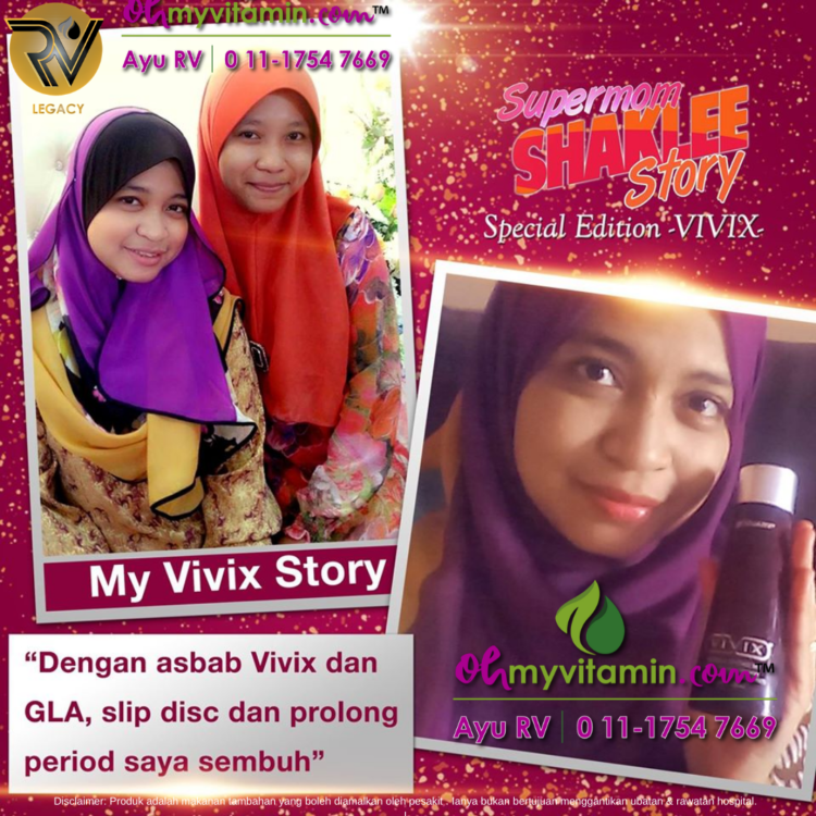 UBATI SLIP DISC DENGAN VIVIX?