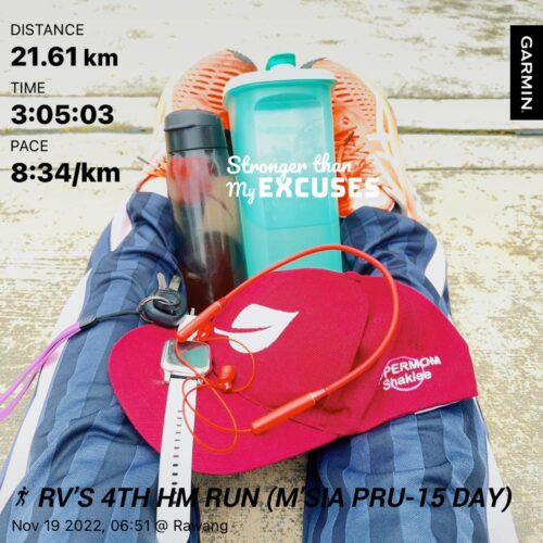 UPDATE SIKIT HALF MARATHON KALI KE EMPAT DALAM HIDUPKU