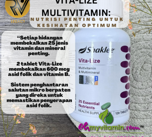 VITA-LIZE MULTIVITAMIN SHAKLEE BERWAJAH BARU