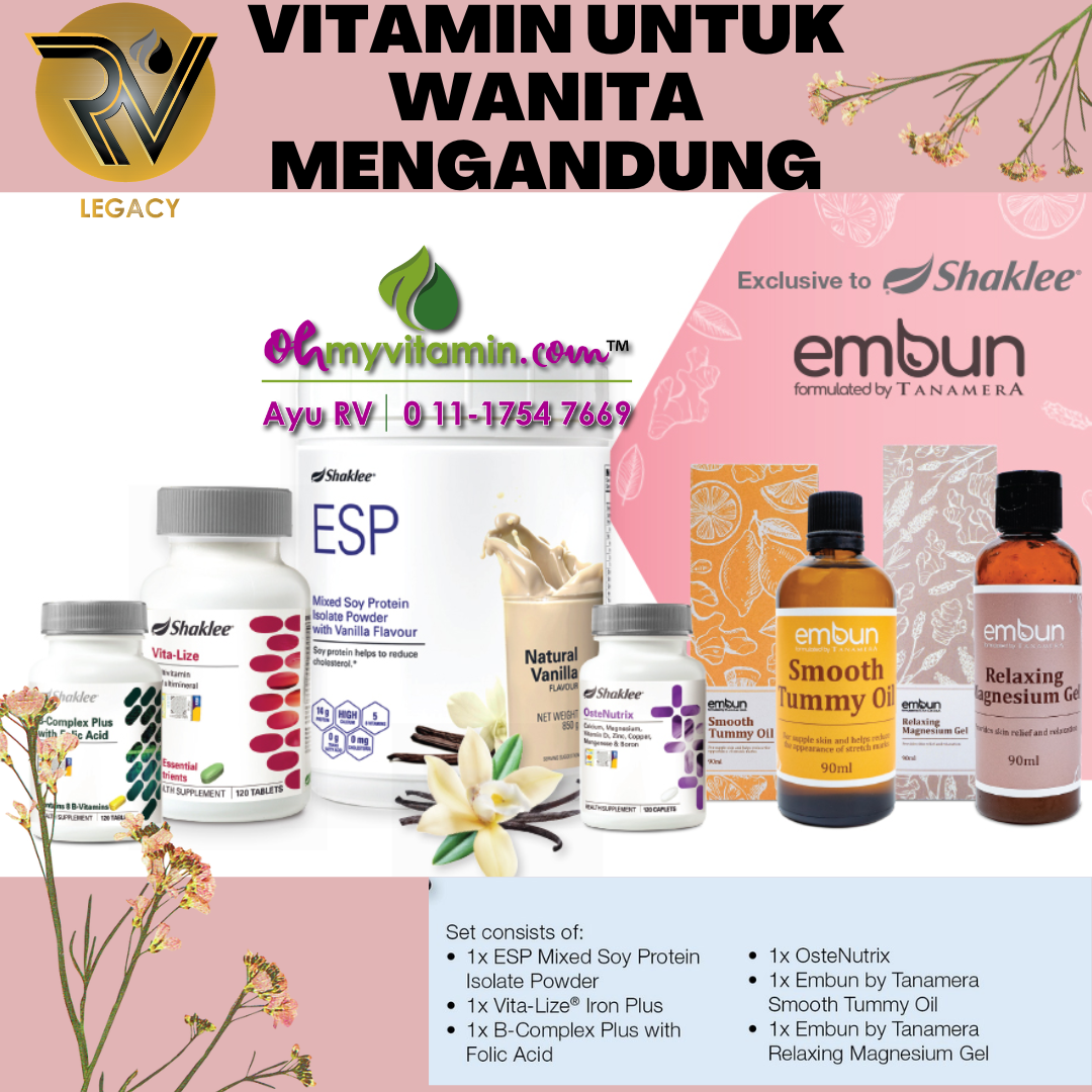 VITAMIN WANITA MENGANDUNG SHAKLEE