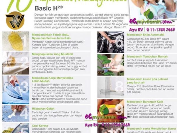 BASIC H² PENCUCI SERBAGUNA ORGANIK