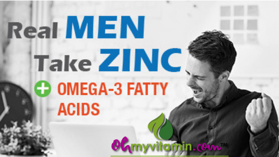 3 MANFAAT ZINK DAN OMEGA 3 UNTUK LELAKI